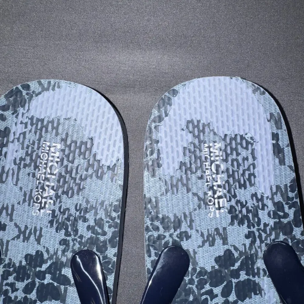 Michael Kors Jet Set Flip Flops Sandals Women’s Size 8M RX19L